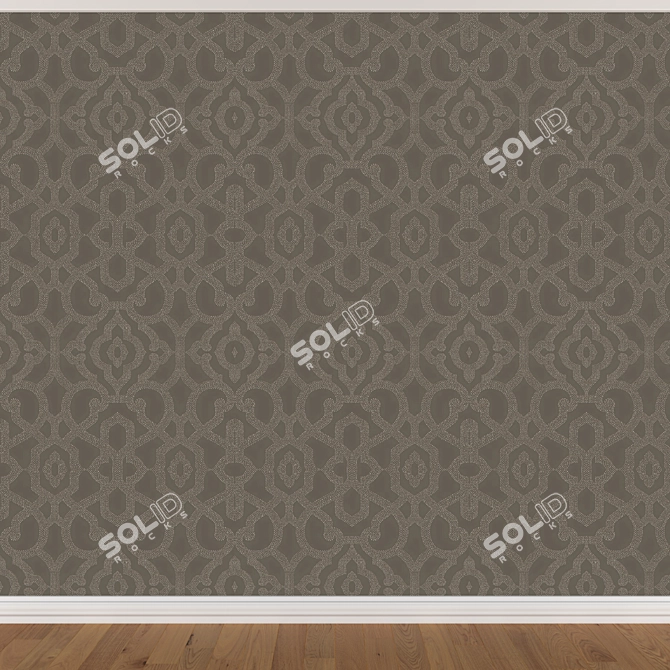 Title: Seamless Wallpaper Set (3 Colors) 3D model image 3