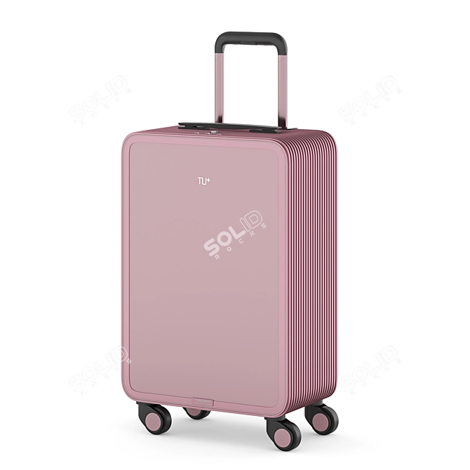 Sleek Aluminum Carry-On: TUPLUS X2 3D model image 2