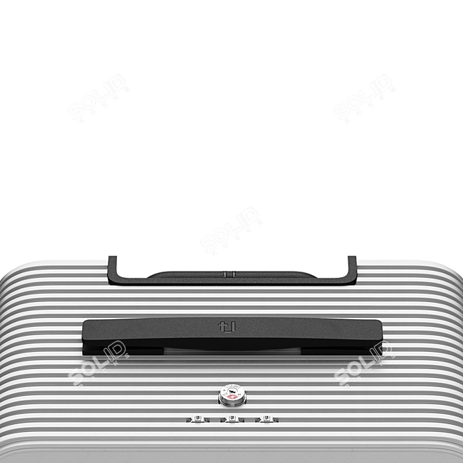 Sleek Aluminum Carry-On: TUPLUS X2 3D model image 3