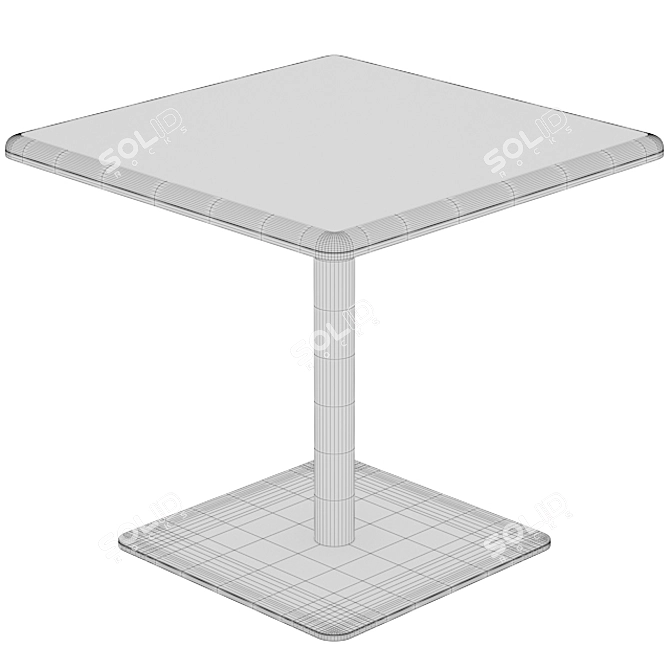 Minimalist Kyle Minotti Table 3D model image 2