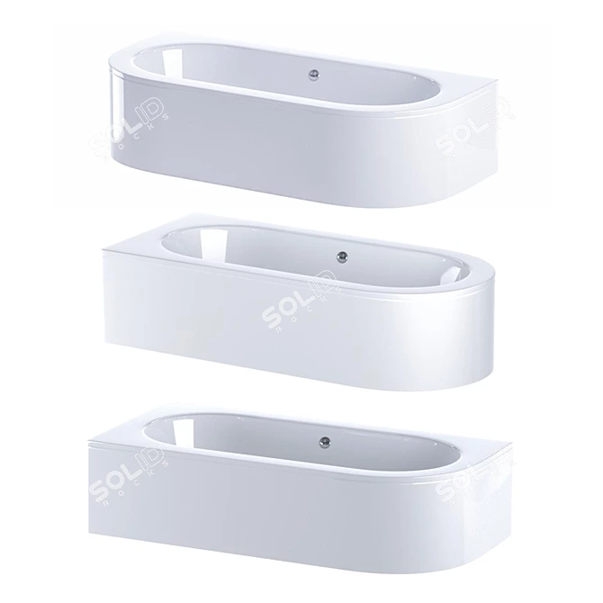 BETTE Starlet: Luxurious German Bathtubs 3D model image 1