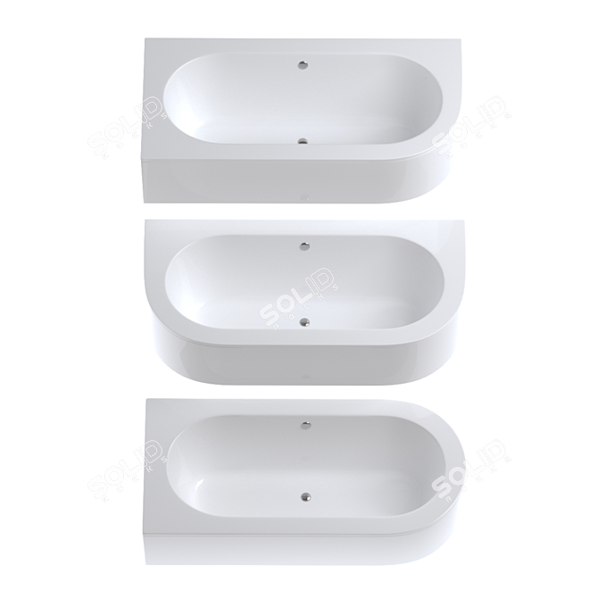 BETTE Starlet: Luxurious German Bathtubs 3D model image 2