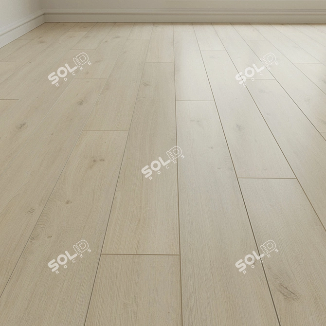 Warner Laminate Parquet: High-Quality Material for Stunning Floors 3D model image 1