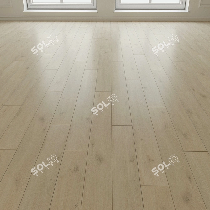 Warner Laminate Parquet: High-Quality Material for Stunning Floors 3D model image 3