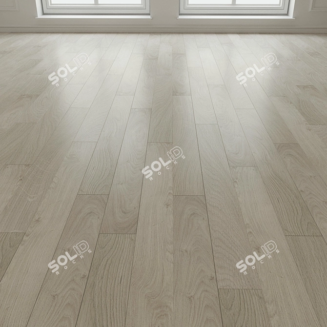 Da Vinci Laminate Parquet 120: Realistic 3D Flooring 3D model image 3