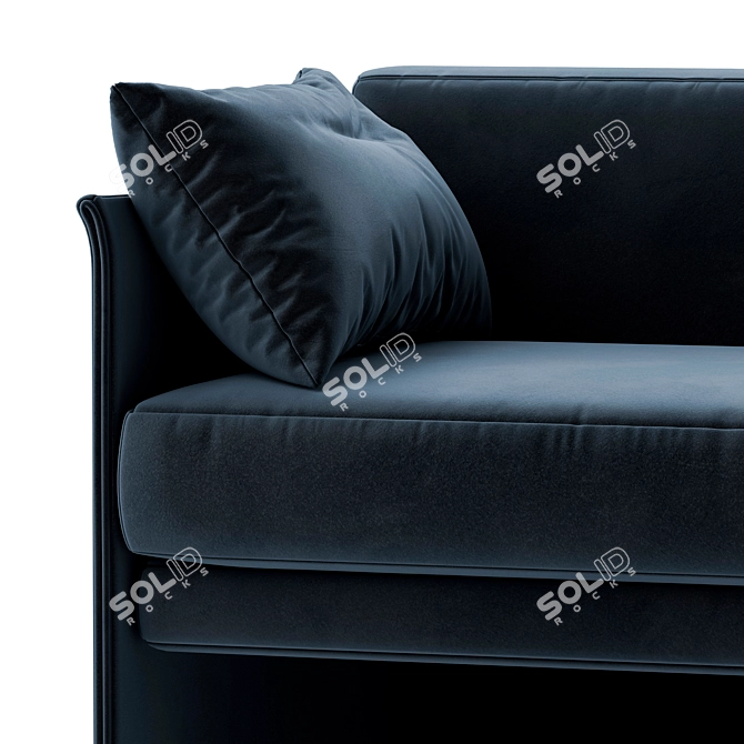 Modern Cassina 405 Duc-Duc Sofa 3D model image 2