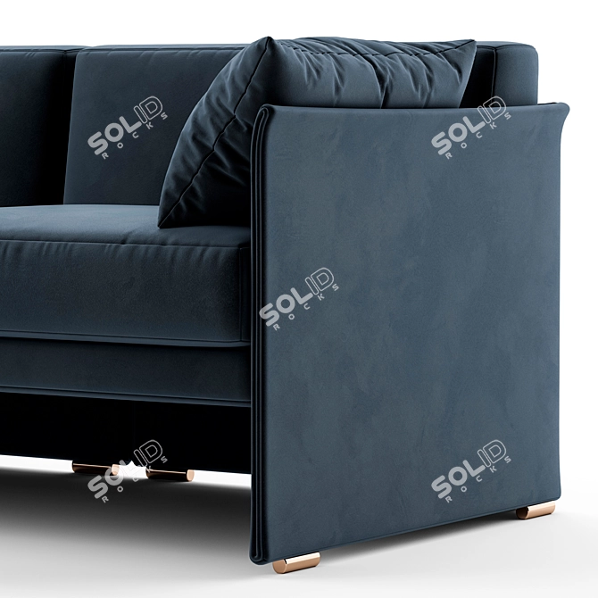 Modern Cassina 405 Duc-Duc Sofa 3D model image 4