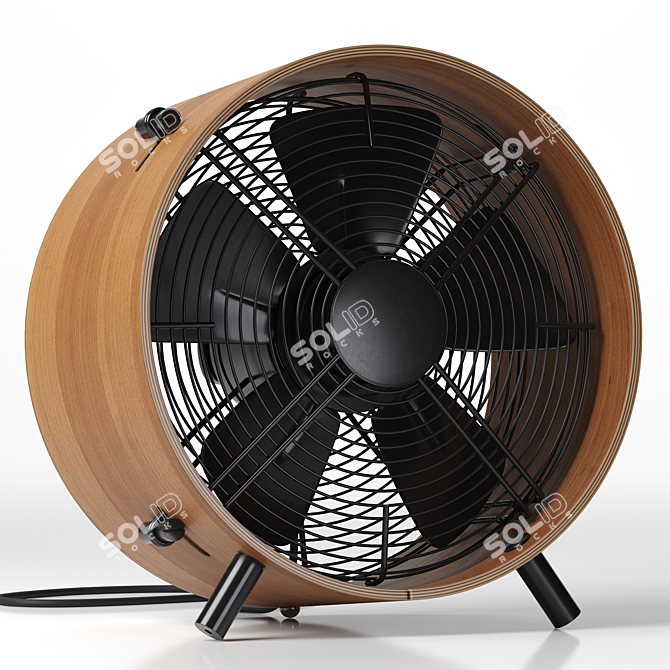 Stadler Form Otto Floor Fan 3D model image 1