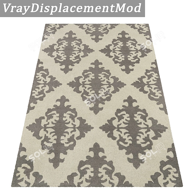 High-Quality Carpet Set with 3 Variations 3D model image 3