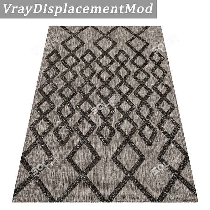 Luxury Rug Set with High-Quality Textures 3D model image 3