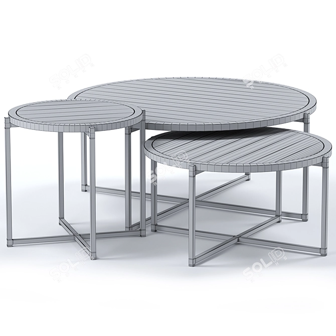 Slettvoll Harbor Coffee Table: Stylish and Versatile 3D model image 2