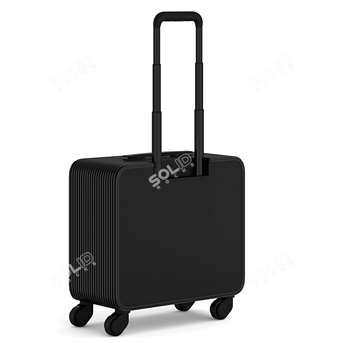 TUPLUS S2: Stylish Aluminum Carry-On 3D model image 4