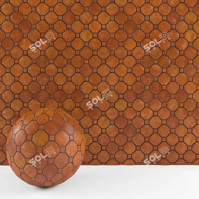 Elegant Decor Tiles - Vray Render 3D model image 1