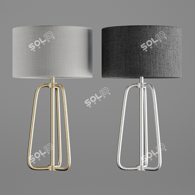 Elegant Eric Table Lamp 3D model image 2