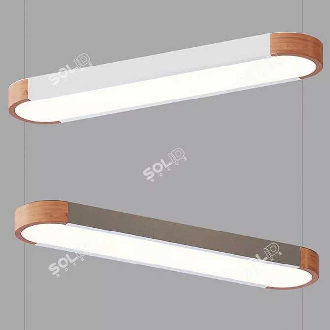 Linn Scandinavian LED Ceiling Lights 3D model image 1