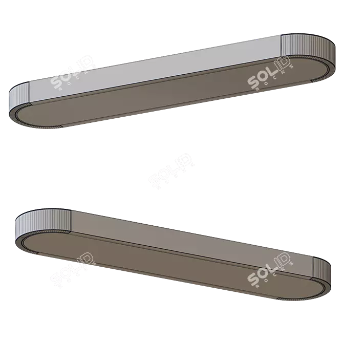 Linn Scandinavian LED Ceiling Lights 3D model image 2