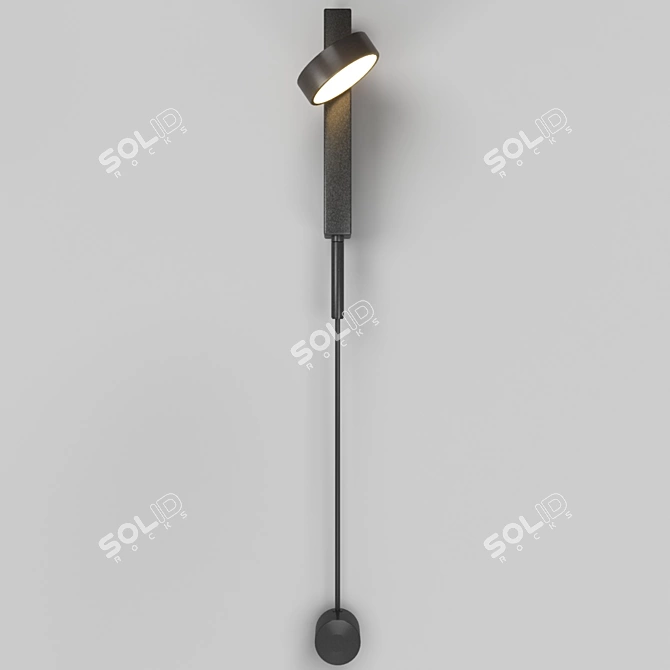 Modern Metal LED Wall Light - Denzil 40.1108 3D model image 1