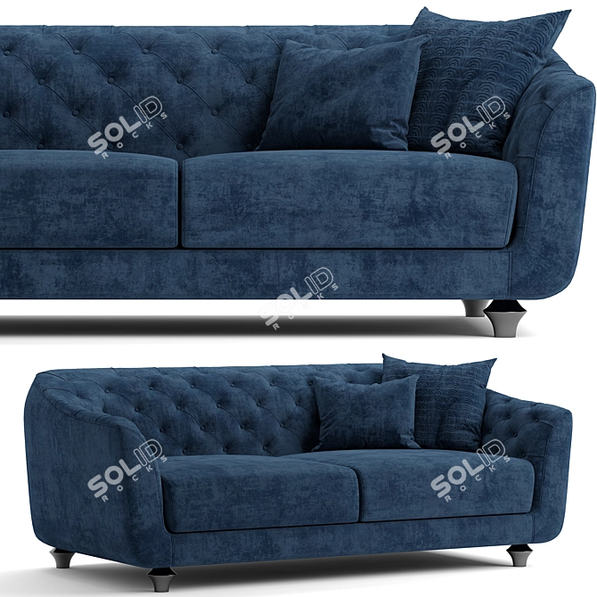 Elegance and Comfort Combined: Ottavia Sofa 3D model image 1