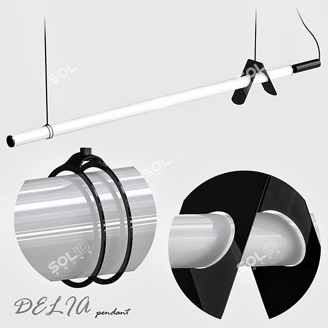 Delia 2013 | 1786mm Dimension | V-Ray Render 3D model image 1