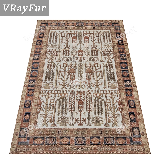 Luxury Carpet Collection 3D model image 2