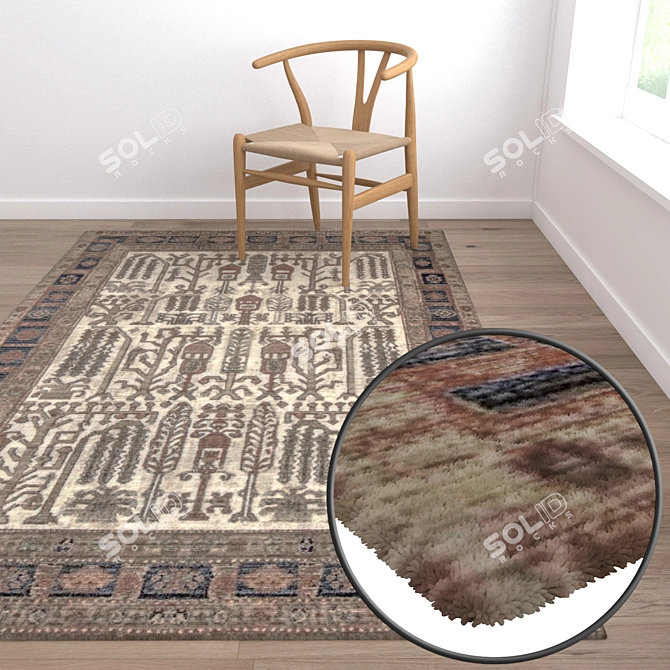 Luxury Carpet Collection 3D model image 5