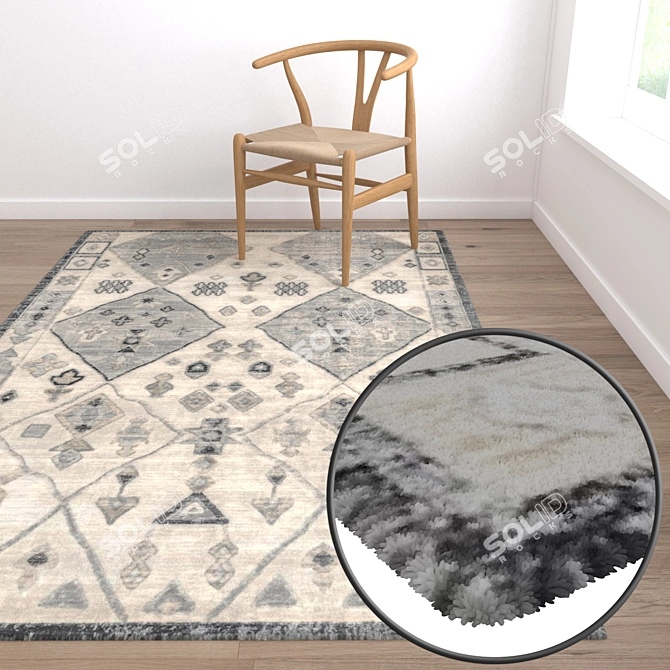 High-Quality Carpet Set: 3D Textures! 3D model image 5