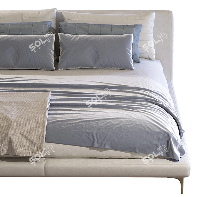 Luxury Bed: TULISS/Desiree Divani 3 3D model image 3