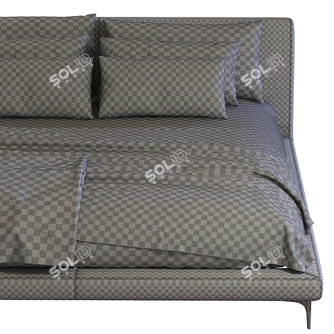 Luxury Bed: TULISS/Desiree Divani 3 3D model image 5