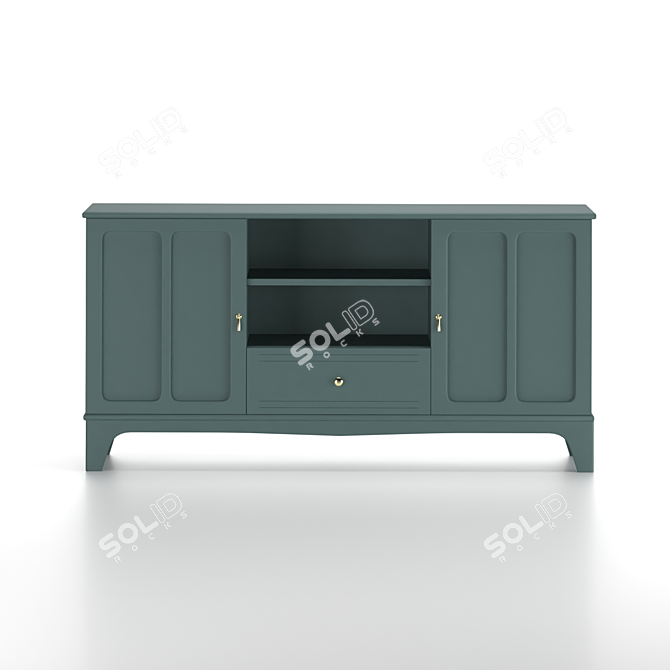 Elegant LOMMARP TV Unit 3D model image 4