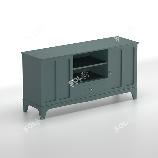 Elegant LOMMARP TV Unit 3D model image 5