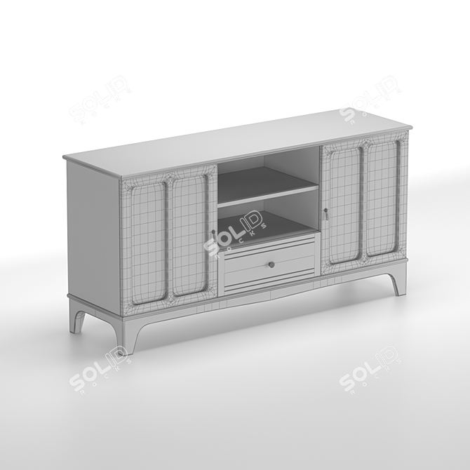 Elegant LOMMARP TV Unit 3D model image 8