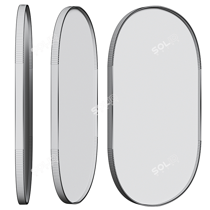 Scandinavian Beauty: Frost Unu Mirror 3D model image 2