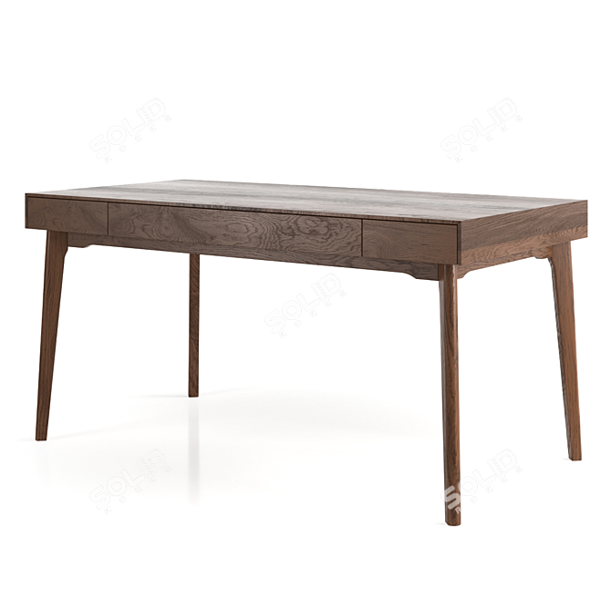 Elegant Catalina Desk: Functional Style 3D model image 2