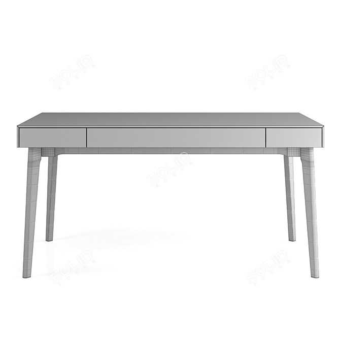 Elegant Catalina Desk: Functional Style 3D model image 4