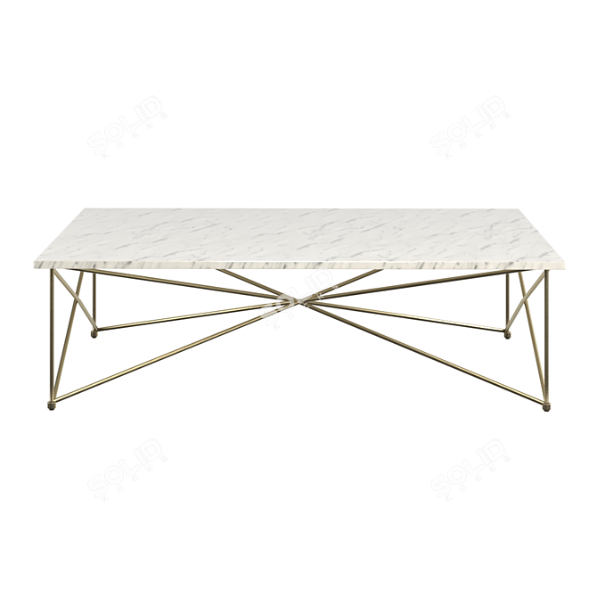 Elegant Ikon Skyy Coffee Table 3D model image 1