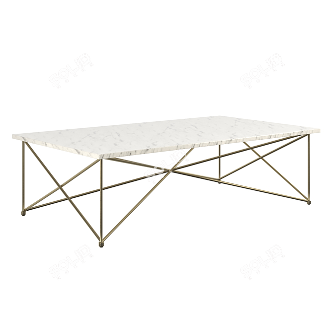 Elegant Ikon Skyy Coffee Table 3D model image 2