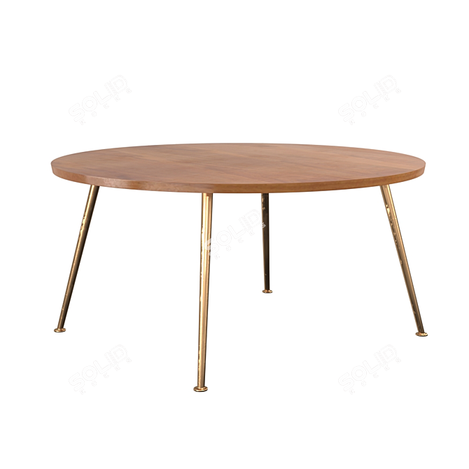 Sleek Thora Coffee Table 3D model image 2