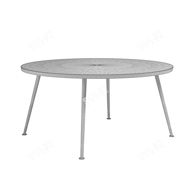 Sleek Thora Coffee Table 3D model image 3