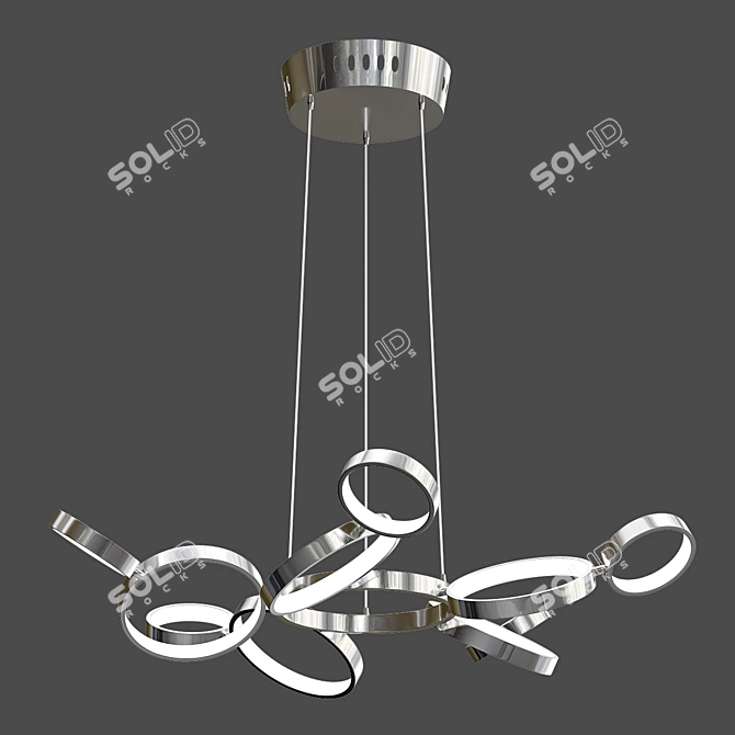 Elegant Lightstar Pendant Chandelier 3D model image 1