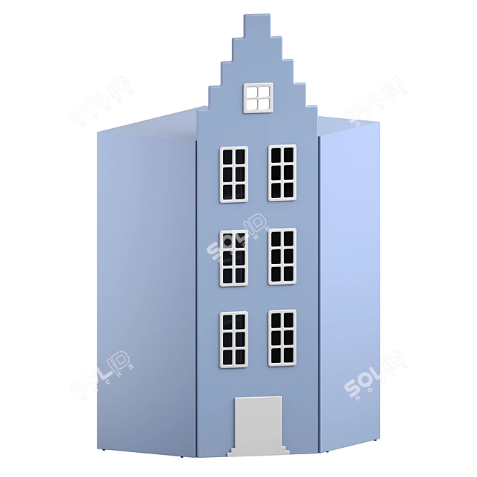 Ledenburg Children's Corner-Wardrobe (OM) 3D model image 1