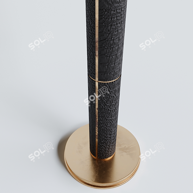 Sleek Elegance: Upper Fifth Floor Lamp 3D model image 2