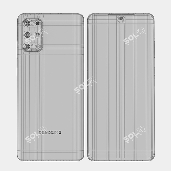 Stunning Samsung Galaxy 20 Plus 3D model image 5