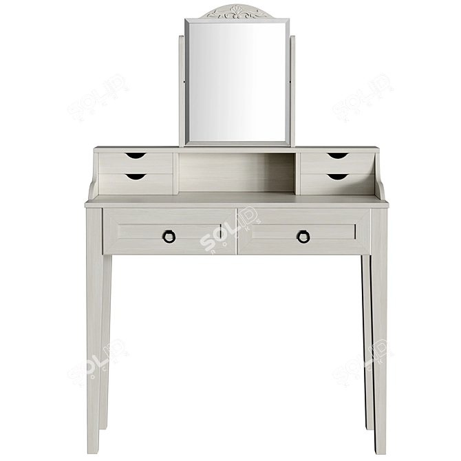 Luxury Marseille Dressing Table 3D model image 2