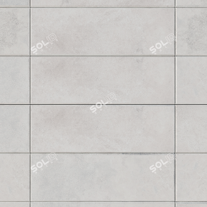 Suite Bianco Concrete Wall Tiles 3D model image 2