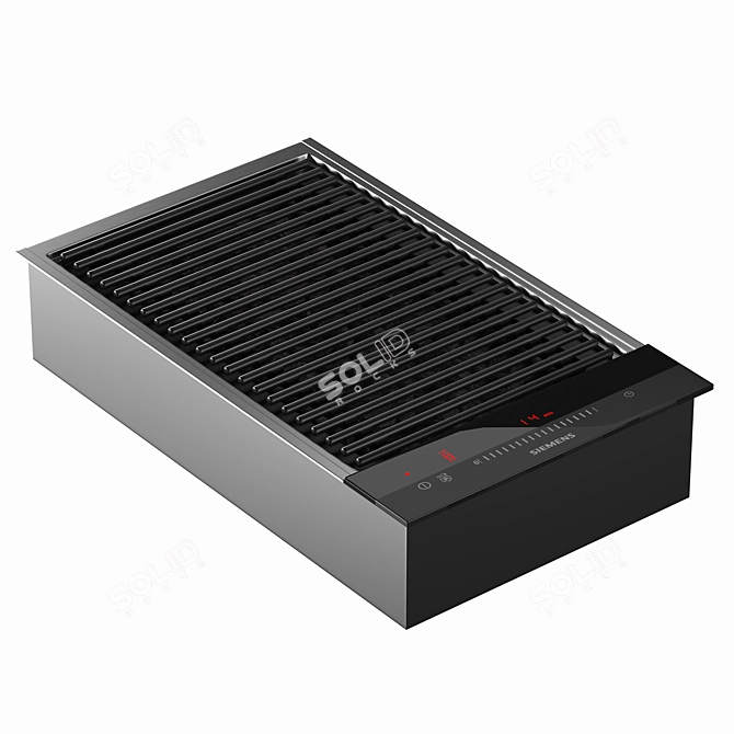 Siemens IQ500 Electric Grill 3D model image 2