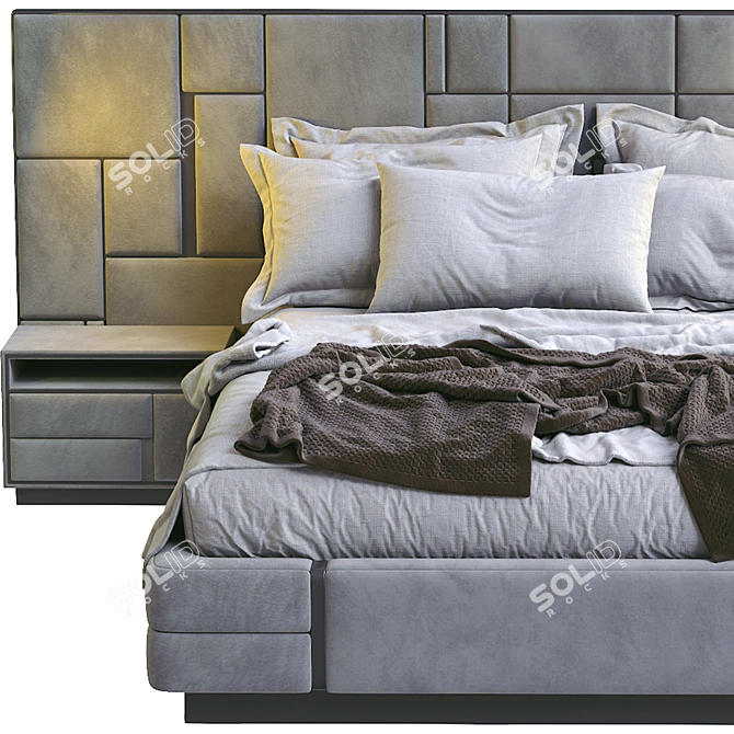 Luxury Dream Visionnaire Bed 3D model image 2