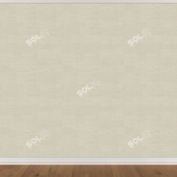 Seamless Wallpaper Set - 3 Colors 3D model image 3