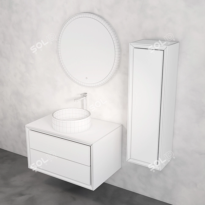 Charm Furniture Set: Modern, Elegant, Functional 3D model image 4