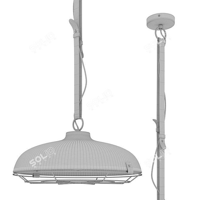 Dek 51 Pendant Lamp 3D model image 2