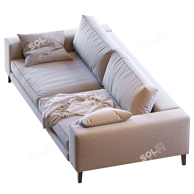 Luxury Hamptons Casamilano Sofa 3D model image 3